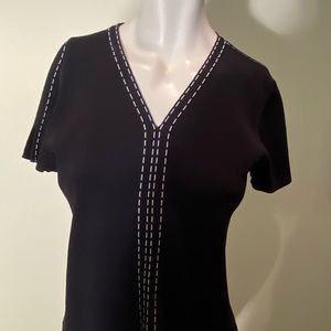 Cable & Gage short sleeve sweater